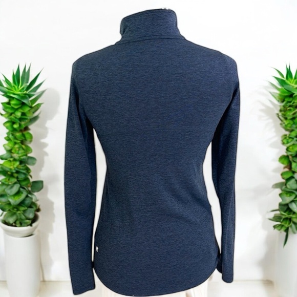 Champion C9 Women's Run Half Zip Pullover "Military Blue Heather" Top - Picture 7 of 16